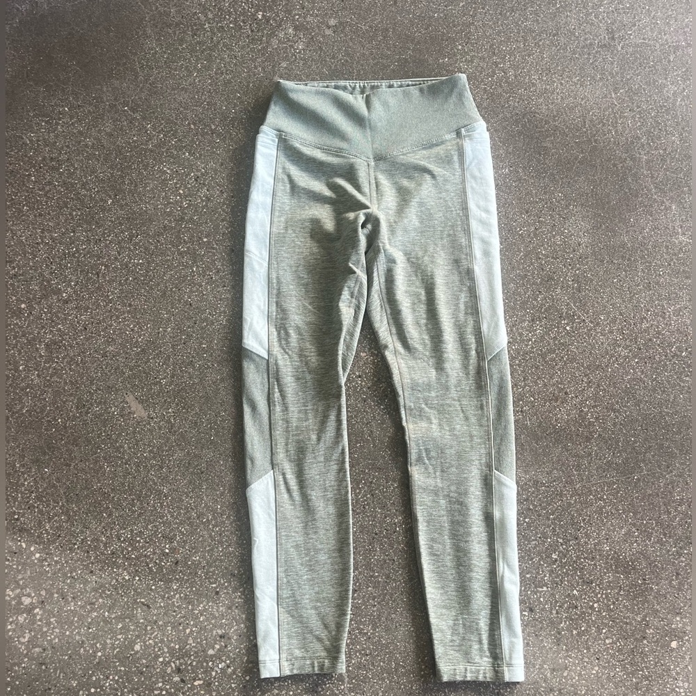 VS PINK Fleece Color Block Leggings